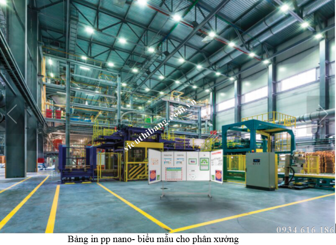 bảng nano phân xưởng